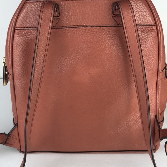 Michael Kors Rhea Medium Leather Designer Chic Fashionable Backpack MK - Picture 9 of 16